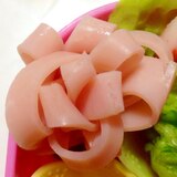 簡単！キャラ弁当に！可愛いおかず！ハムでお花！